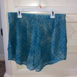 High End boutique Blue Shorts. Can negotiate